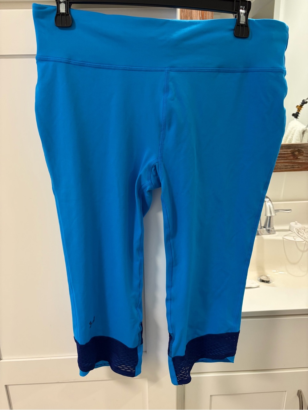 Bright Blue Women’s Under Armour Athletic Capri Leggings